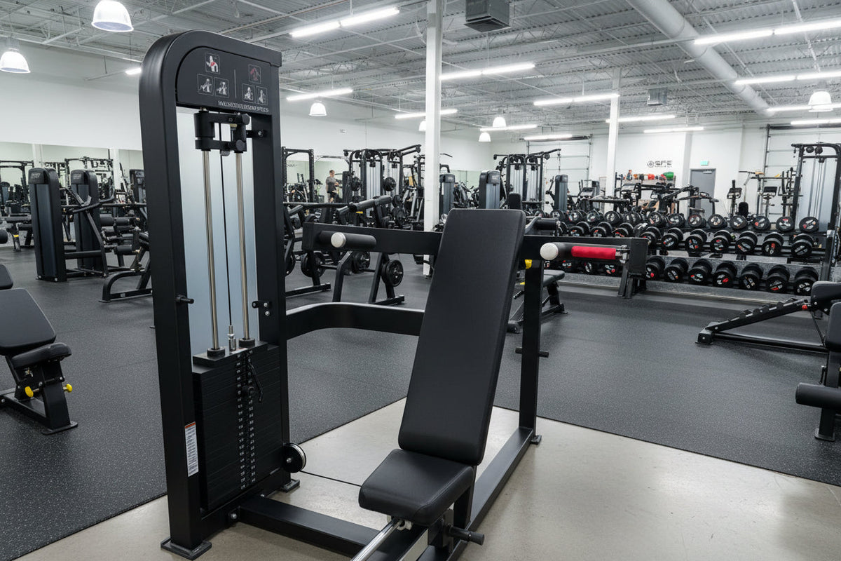 Selectorized Adjustable Chest / Shoulder Press (New)